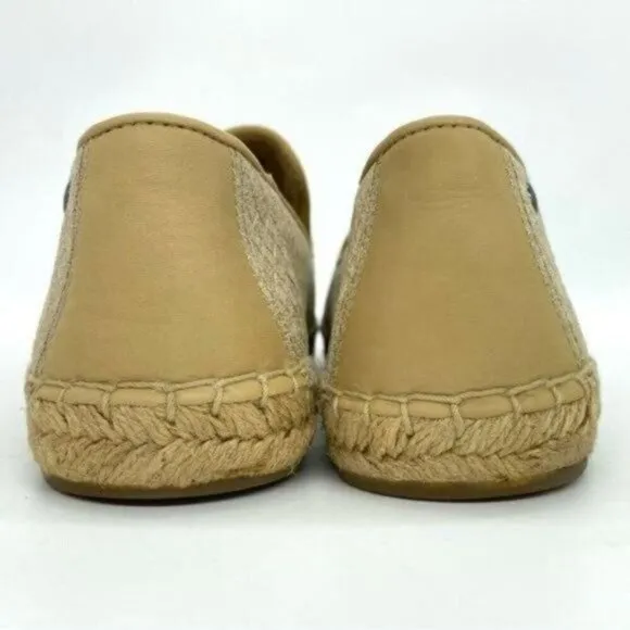Ugg Womens Sandrinne Metallic Leather Espadrille Slip On Shoes