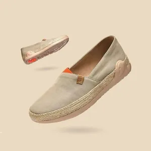 UIN Women's Slip Ons Walking Casual Loafers Comfortable Shoes (Marbella Khaki)