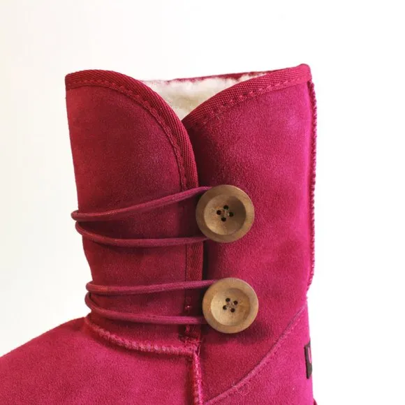 Ukala by Emu Girl's Pink Suede Boots Youth Size 3