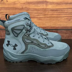 Under Armour Charged Raider Men's 10.5 Grey Waterproof Hiking Boots 3024265-100