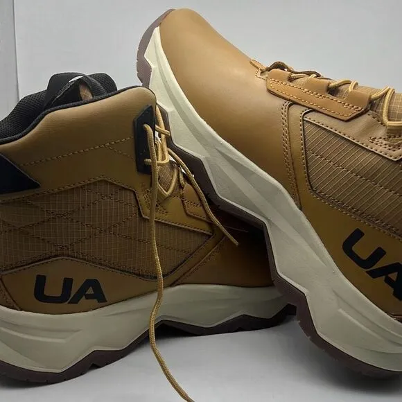 Under Armour UA Stellar G2 6&quot; Tactical Duty Brown Hiking Boots Men 10.5 NWB