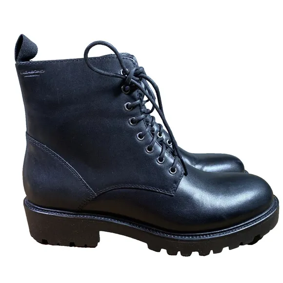 Vagabond Kenova Womens Warm Lining Leather Ankle Boots In Black Size 39