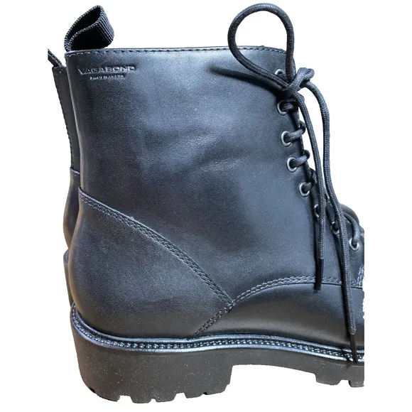 Vagabond Kenova Womens Warm Lining Leather Ankle Boots In Black Size 39
