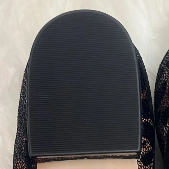 Van Eli Frankie Black Soft Nappa Leather Flats Size 9.5 Bin 12
