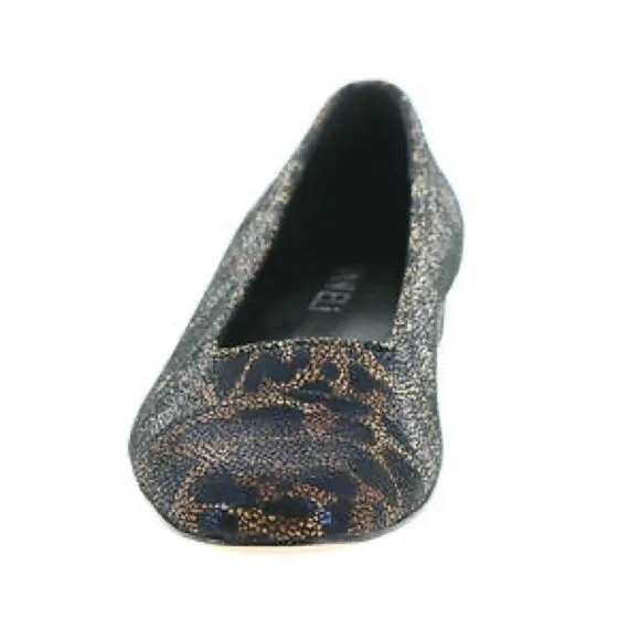 Van Eli Frankie Black Soft Nappa Leather Flats Size 9.5 Bin 12