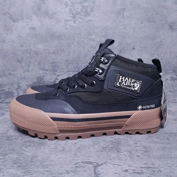 VANS Half Cab Gore-Tex MTE-3 Hiking Shoes Boots Mens 6.5 Womens 8 Black Gum
