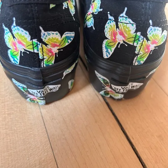 Vans Morph Blackout Glow in the Dark Butterfly Size 7.5 Women’s
