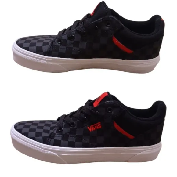 VANS Off The Wall, Seldan (Checkerboard) Black / VN0A4U25276 / Boy Size 3.5 YT