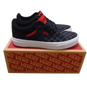 VANS Off The Wall, Seldan (Checkerboard) Black / VN0A4U25276 / Boy Size 3.5 YT