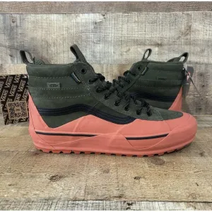 Vans Sk8-Hi Dip MTE-2 Mens Size 10 Shoes Olive/Orange Insulated Hiking NEW
