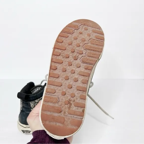 VANS SK8-HI MTE-1 Girls Primaloft Insulated Floral Shoes Size 2 Girls