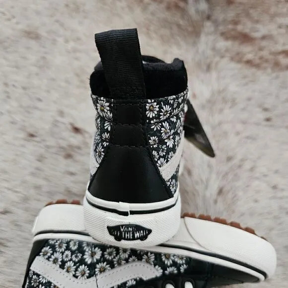 VANS SK8-HI MTE-1 Little Girls Primaloft Insulated Floral Shoes NEW