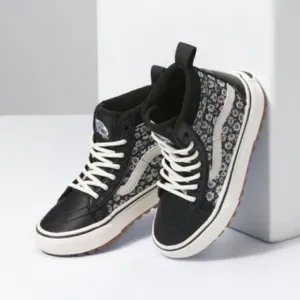 VANS SK8-HI MTE-1 Little Girls Primaloft Insulated Floral Shoes NEW