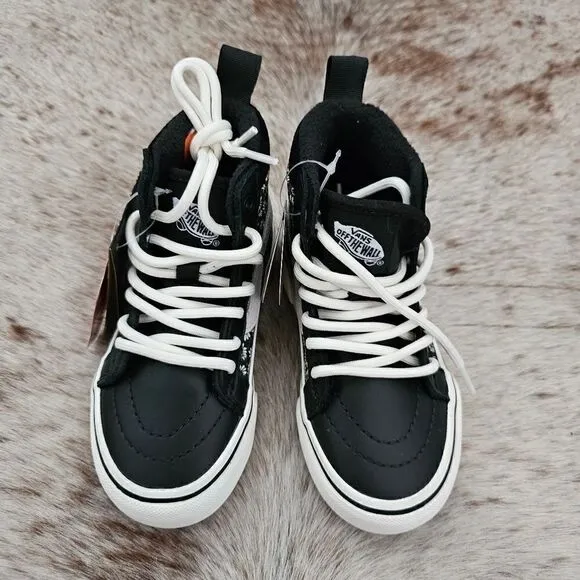 VANS SK8-HI MTE-1 Little Girls Primaloft Insulated Floral Shoes NEW