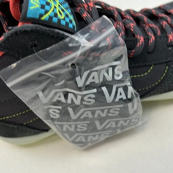 Vans Unisex The Lizzie Translucent Gray Multi White Sneaker Shoes Size M9 W10.5