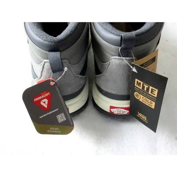 Vans Women's UltraRange Exo Hi MTE-1 Boots Drizzle Grey White Sizes NIB