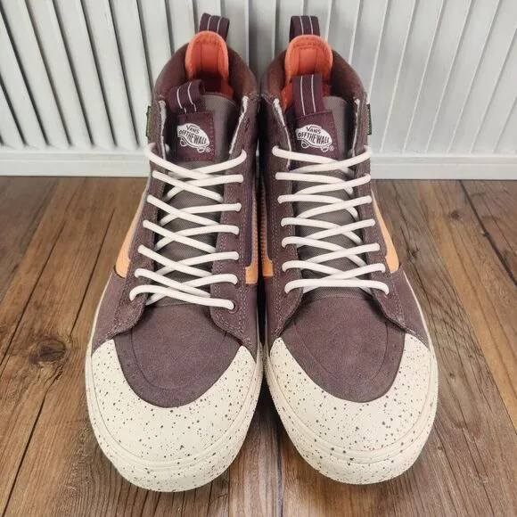 VANS MTE Sk8-Hi Waterproof Insulated Shoes Men 9.5 Brown Suede UltraCush Sneaker