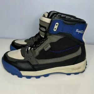 Vasque vintage Contender leather hiking Boots Mens 7 women’s 8.5 black blue V540