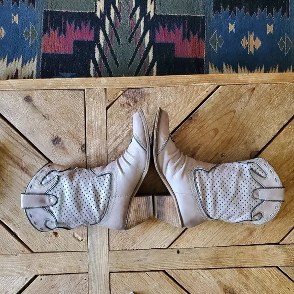 Very Volatile Leather Western Cowgirl Boot - Custom Side Bling