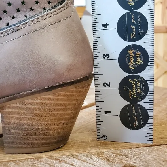 Very Volatile Leather Western Cowgirl Boot - Custom Side Bling