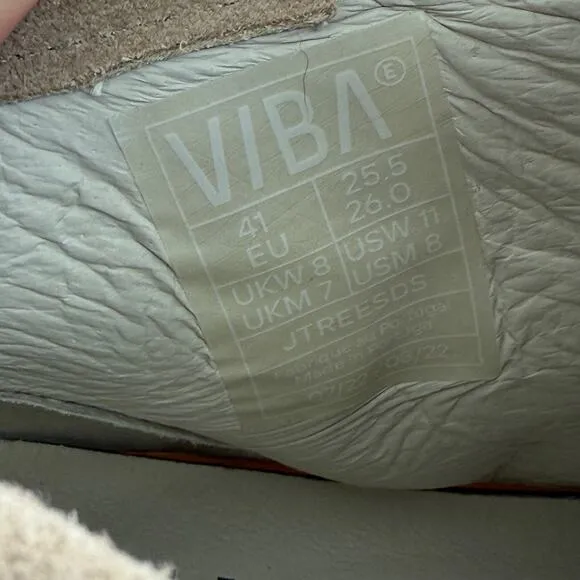 VIBAe Jtree Unisex W11 M8 Suede Desert Boots Sand Lace Up Round Toe Minimalist
