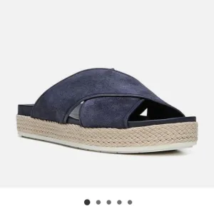 Vince Women's Navy Slide Sandals