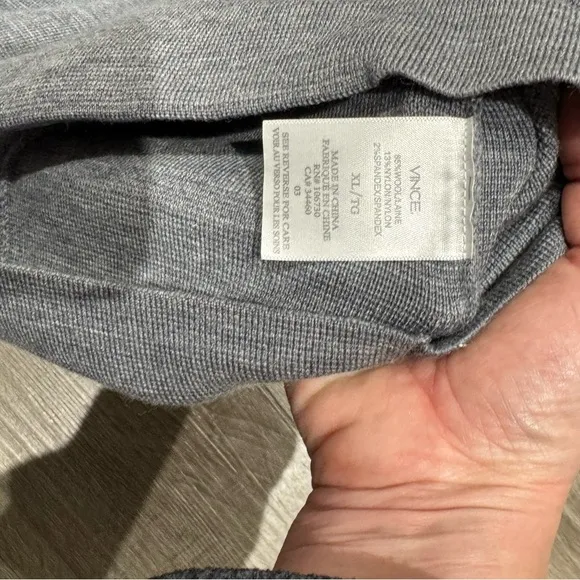 Vince Wool blend charcoal gray blazer size 12