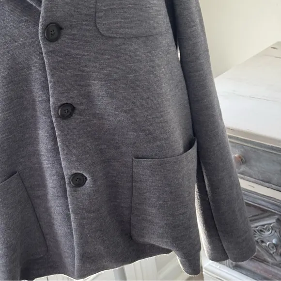 Vince Wool blend charcoal gray blazer size 12