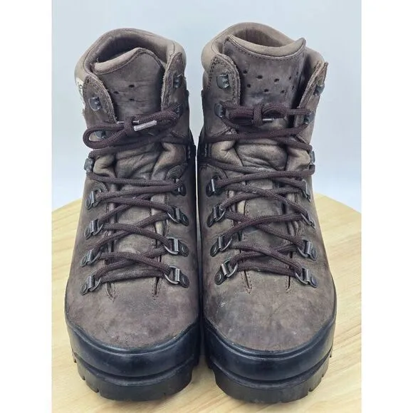 VINTAGE Alpina hiking boots Symatex Made in Slovenia, 1990  leather Mens boots s