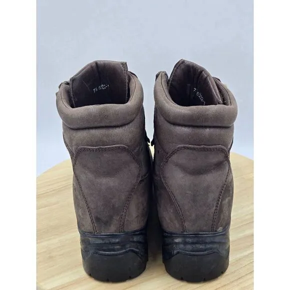 VINTAGE Alpina hiking boots Symatex Made in Slovenia, 1990  leather Mens boots s