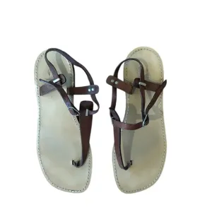 Vintage Christian Louboutin Brown Leather Sandals