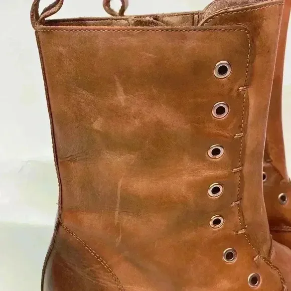 Vintage foundry size 7 boots leather style VFL186 Gemma