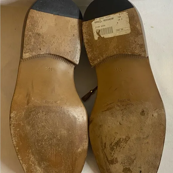 Vintage MICHELANGELO MILANO Carmel Leather Men's Shoes SIZE 10.5