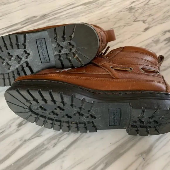 VINTAGE POLO Sport Camel Leather Women's Boots