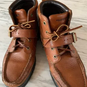 VINTAGE POLO Sport Camel Leather Women's Boots