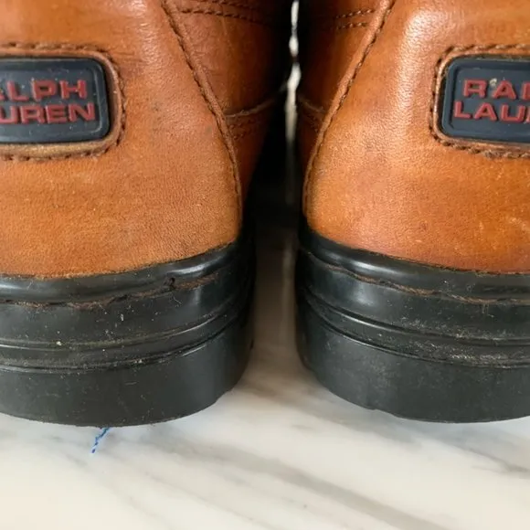 VINTAGE POLO Sport Camel Leather Women's Boots