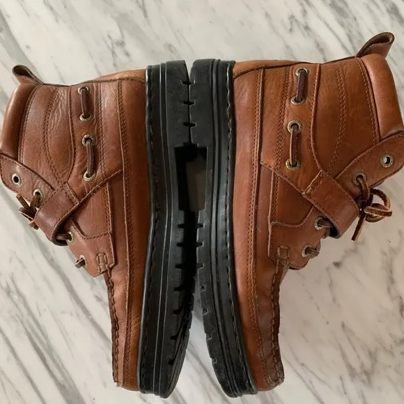 VINTAGE POLO Sport Camel Leather Women's Boots