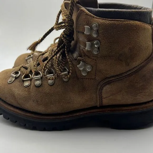Vintage Hiking Leather Vibram Boots Depose Montagna men-6 mountaineering