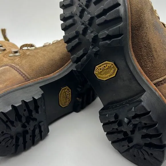 Vintage Hiking Leather Vibram Boots Depose Montagna men-6 mountaineering