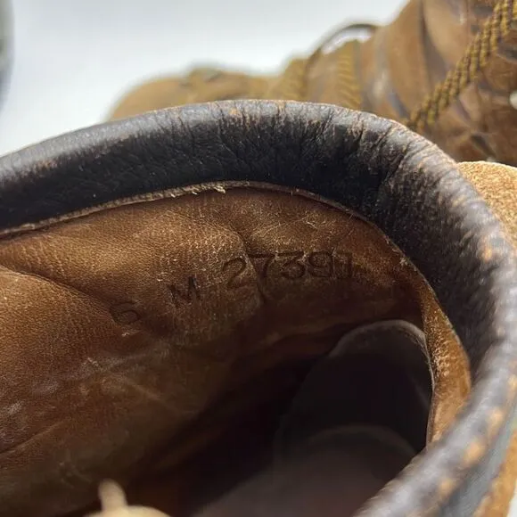 Vintage Hiking Leather Vibram Boots Depose Montagna men-6 mountaineering