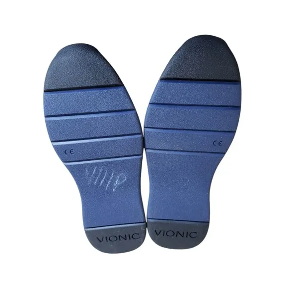 Vionic Women's Cadee Mary Jane Casual Walking Shoes Navy Size 7 US