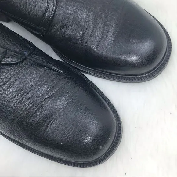 Vito Rufolo Black Soft Italian Leather Lace Up Dress Shoes
