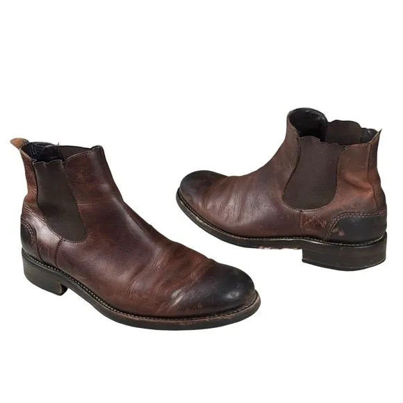 WOLVERINE 1000 Mile Boots W40205 Casual Dress Men's 7.5 D Leather Brown Chelsea