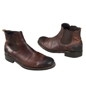 WOLVERINE 1000 Mile Boots W40205 Casual Dress Men's 7.5 D Leather Brown Chelsea