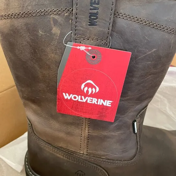 WOLVERINE Soft-Toe Men's Floorhand Waterproof Wellington. Size US 12