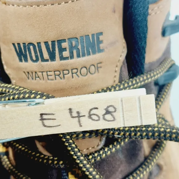Wolverine Waterproof Leather Lace Up Mid-cut Hiking Boots E468