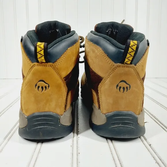 Wolverine Waterproof Leather Lace Up Mid-cut Hiking Boots E468
