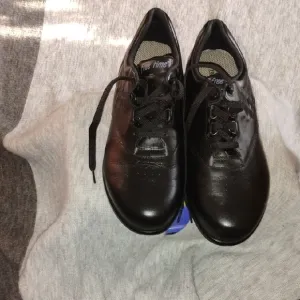 Womans  Sas Black Leather Shoes