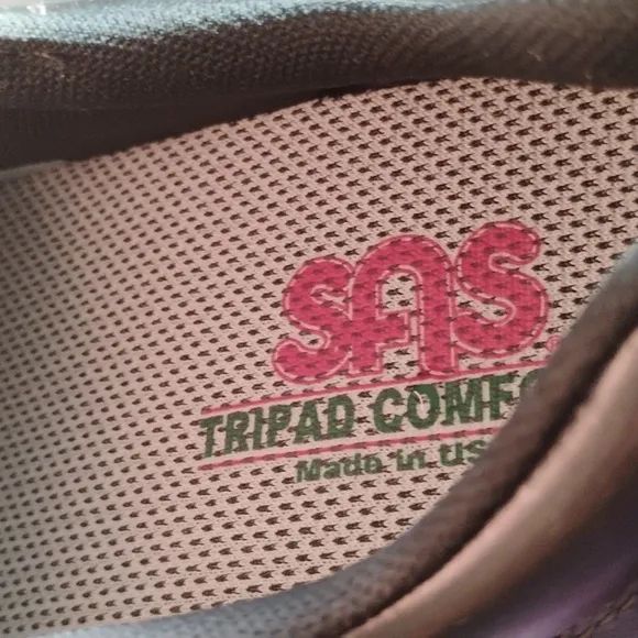 Womans  Sas Black Leather Shoes