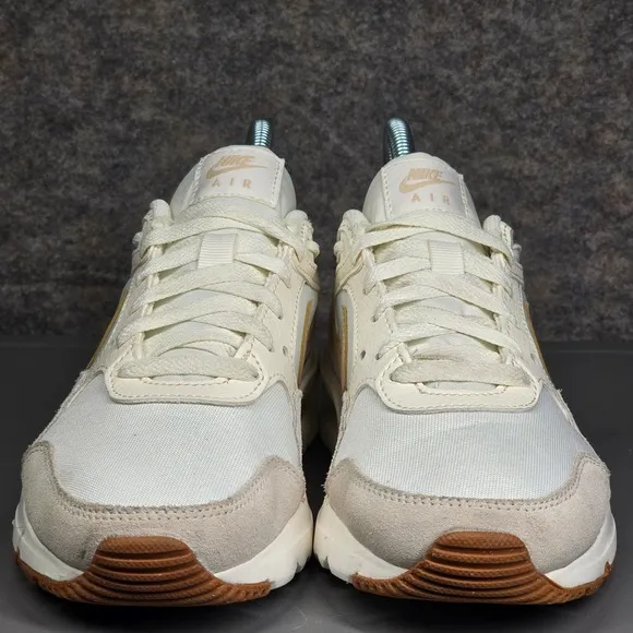 Women's 7 Nike Air Max SC Running Shoes White Beige